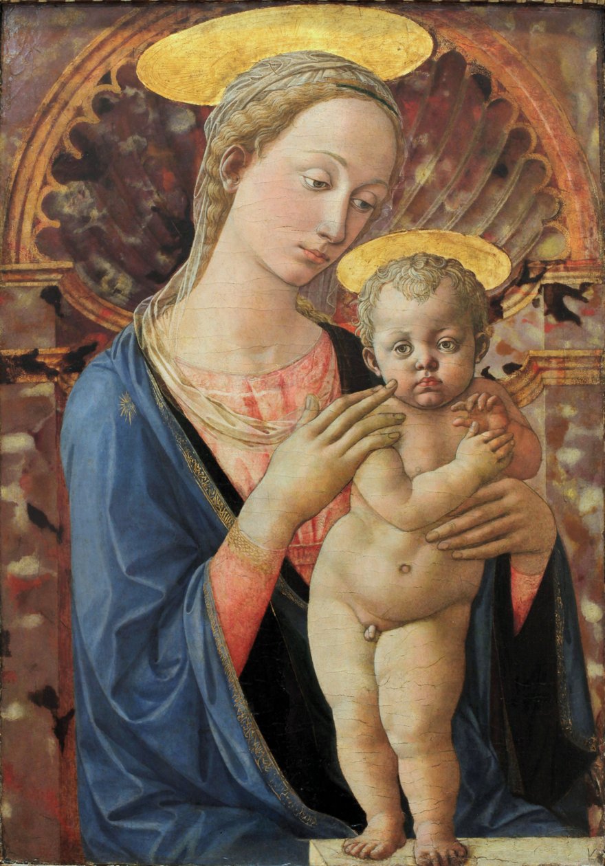 Jomfru og barn af Francesco Pesellino