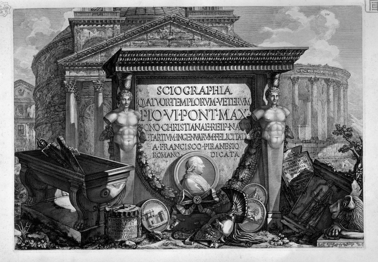 Frontispice af Francesco Piranesi