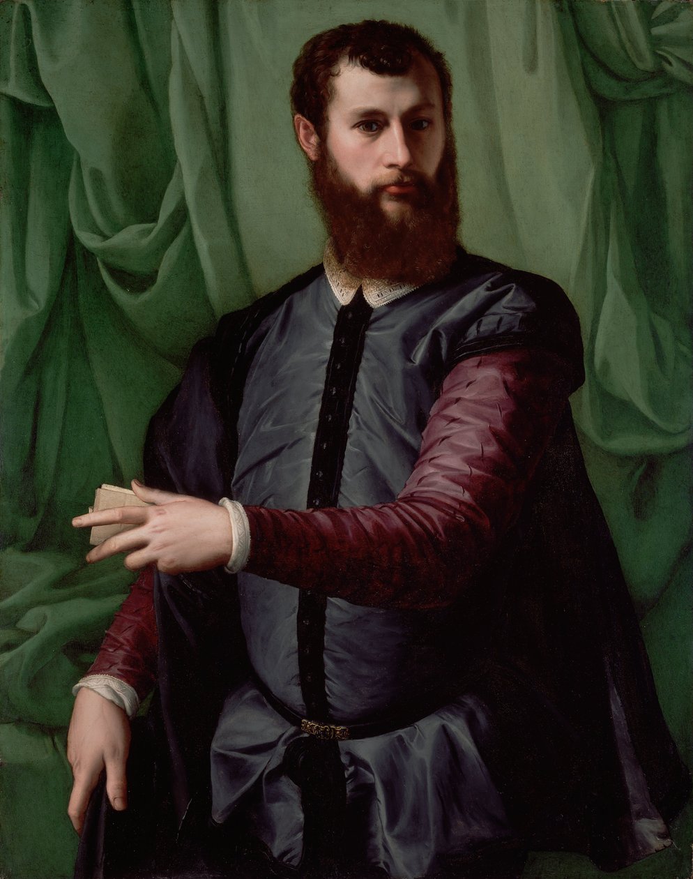 Portræt af en mand af Francesco de Rossi Salviati Cecchino