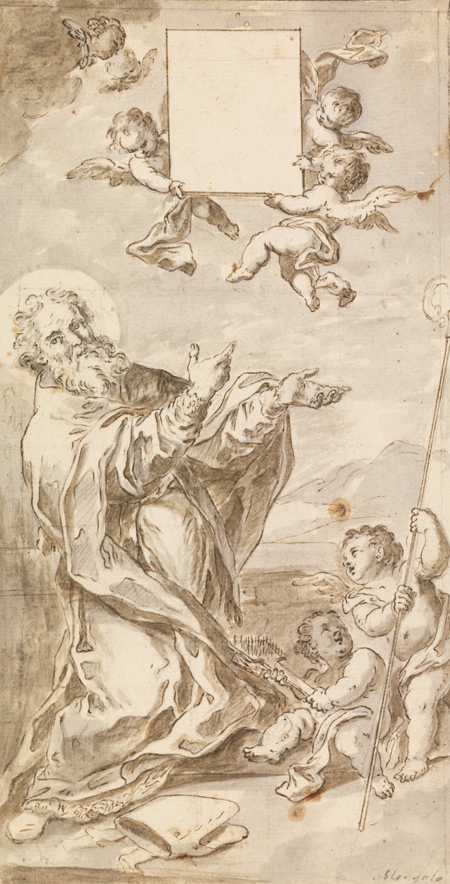 Billede af St. Blaise af Francesco Saverio Mergolo