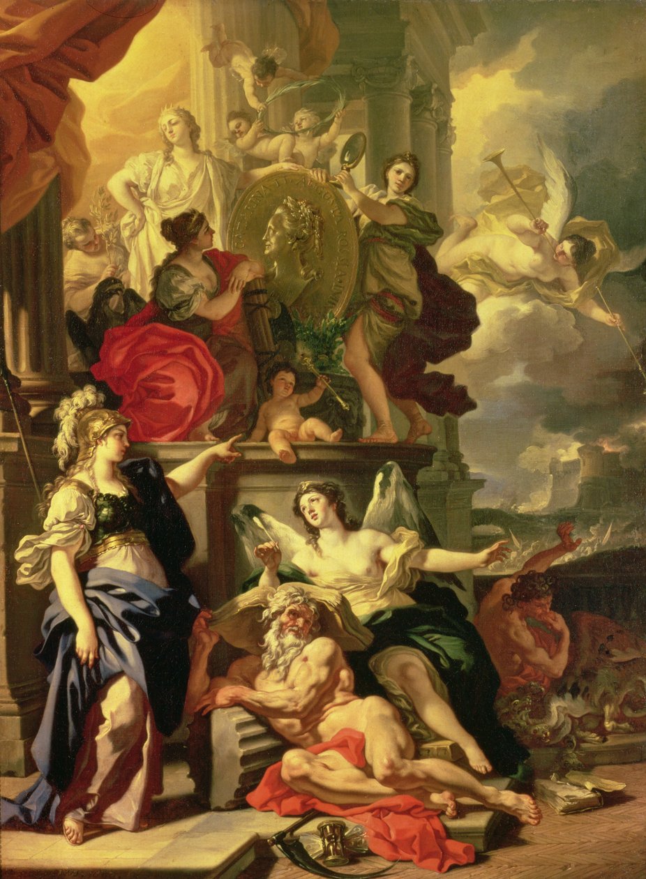 Allegori over en regeringstid, 1690 af Francesco Solimena