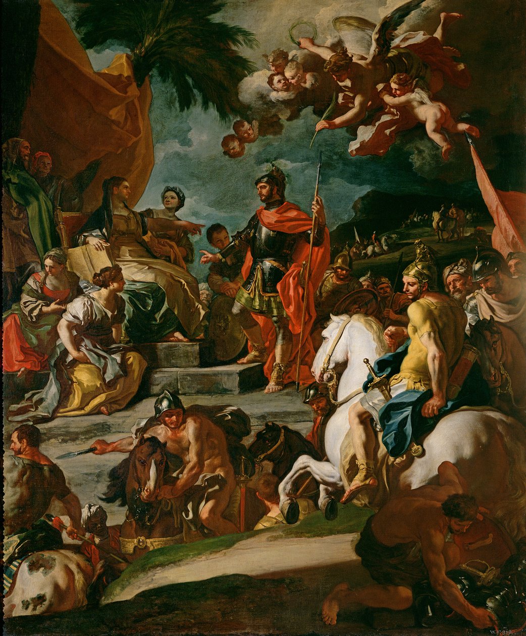 Barak og Deborah af Francesco Solimena