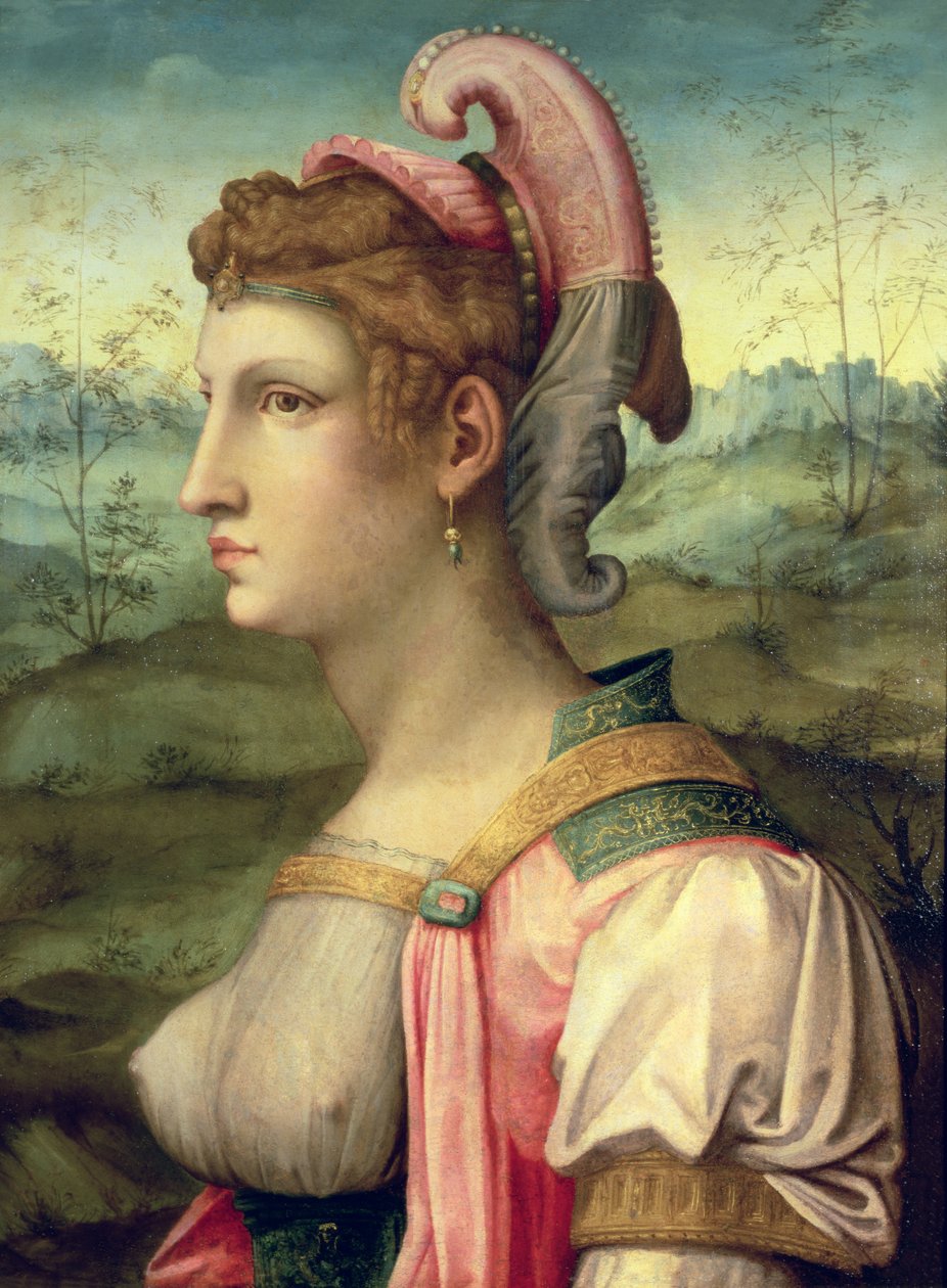 Sibyl, ca. 1540 af Francesco Ubertini Verdi Bachiacca