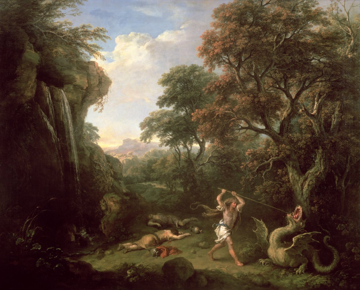 Cadmus og dragen af Francesco Zuccarelli