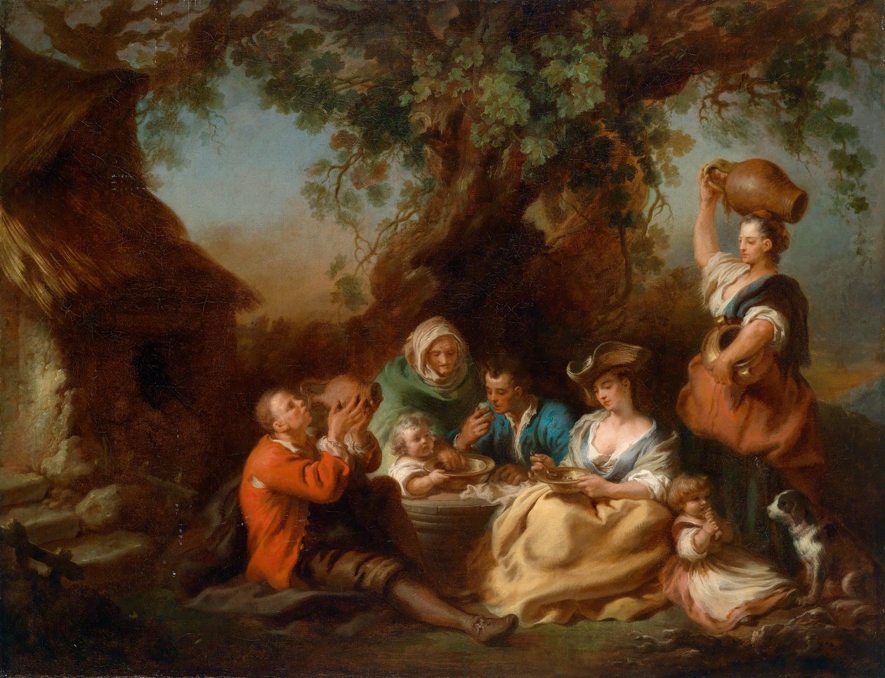 Morgenmad på landet af Francesco Zuccarelli