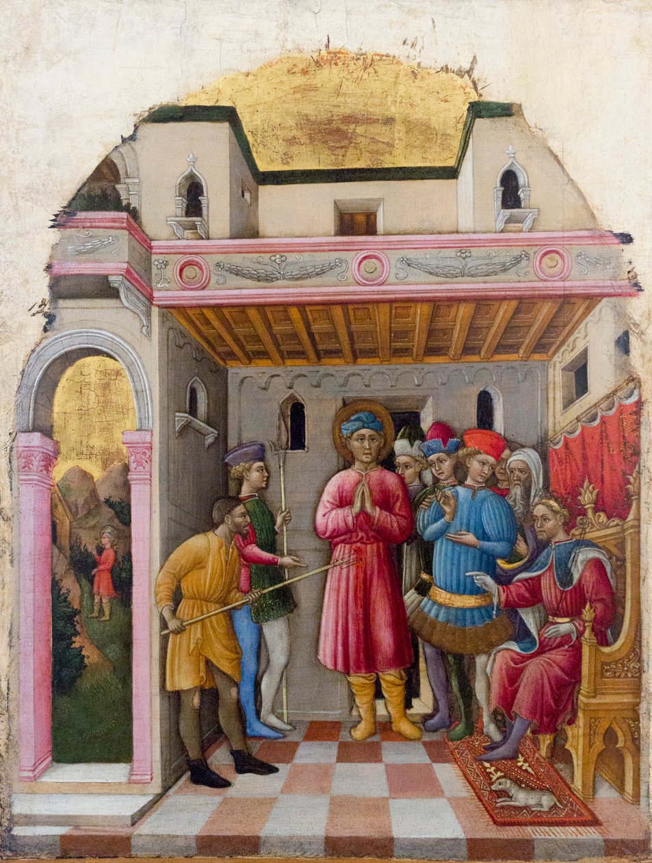 San Mamantes martyrium af Francesco de Franceschi