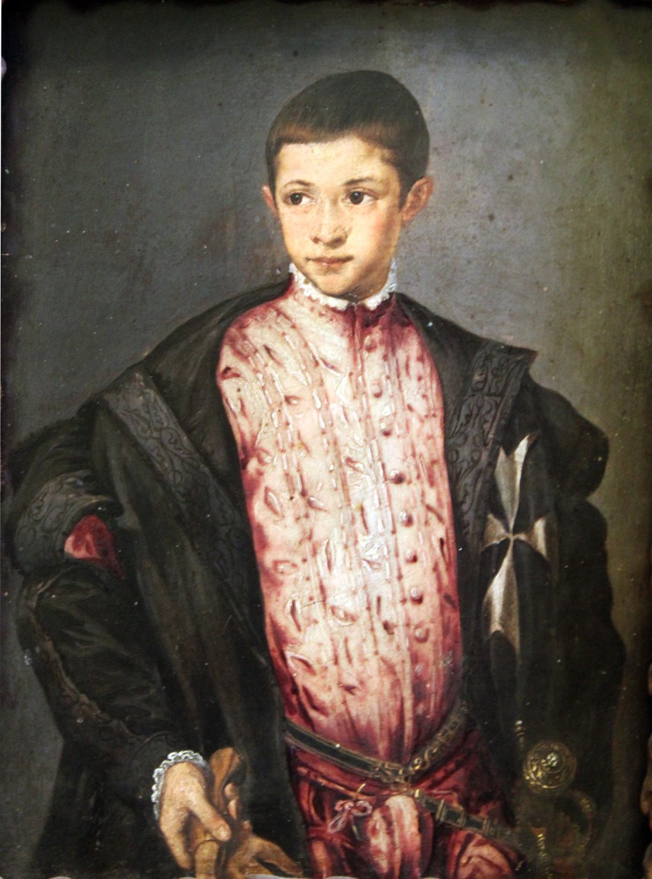 Portræt af Ranuccio Farnese (1530-1565) af Francesco de Rossi