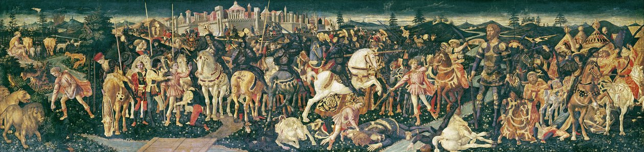 Davids og Sauls triumf, ca. 1445-55 (tempera på træ) af Francesco di Stefano Pesellino