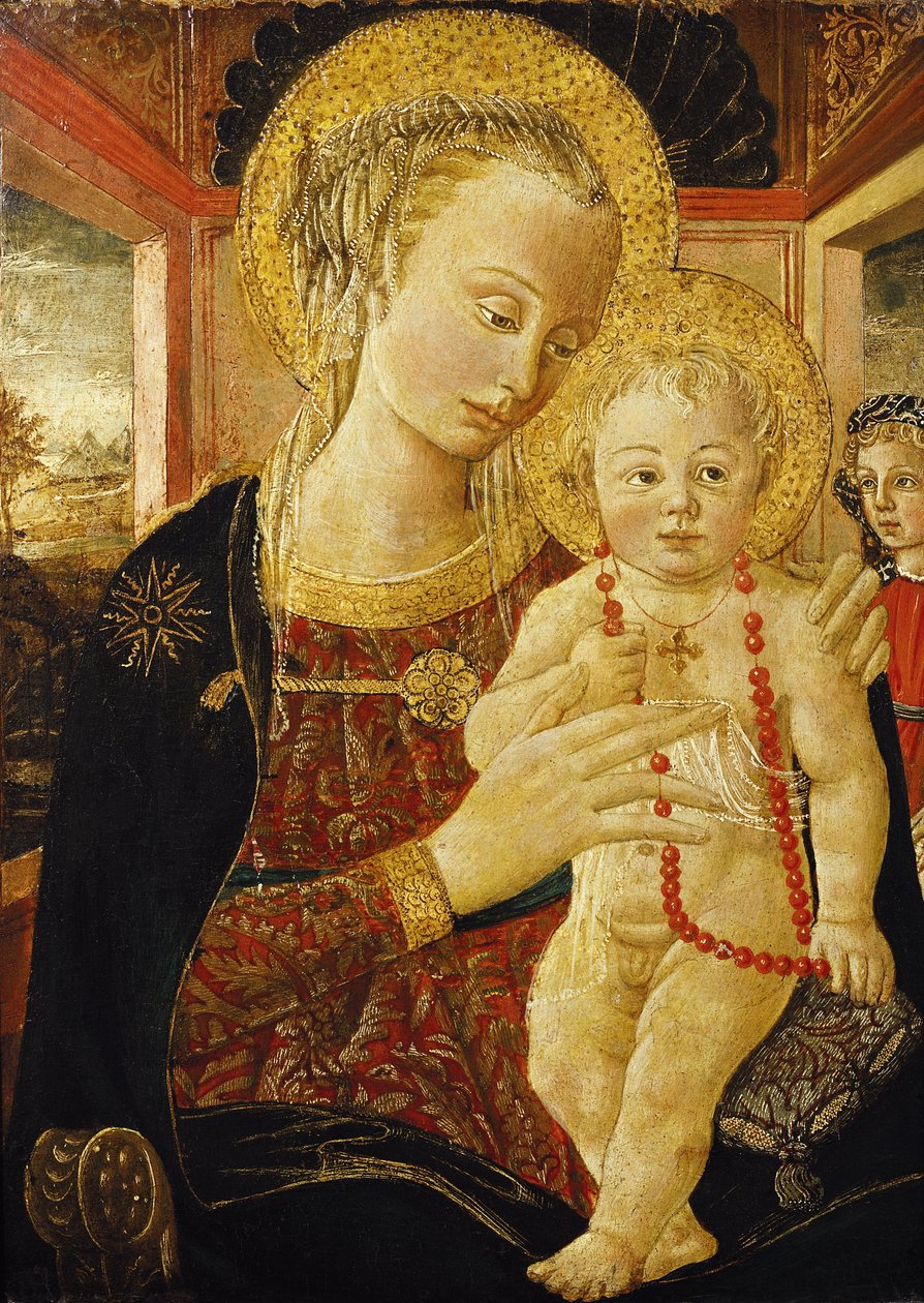 Jomfru og Barn af Francesco di Stefano Pesellino