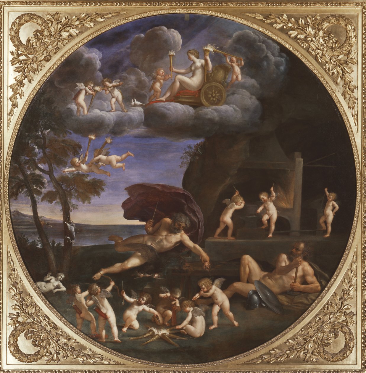 Ildelement, 1625-28 af Francesco Albani