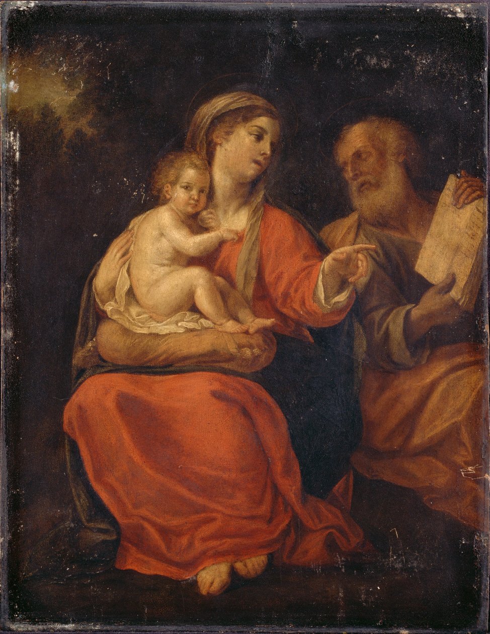 Den hellige familie af Francesco Albani