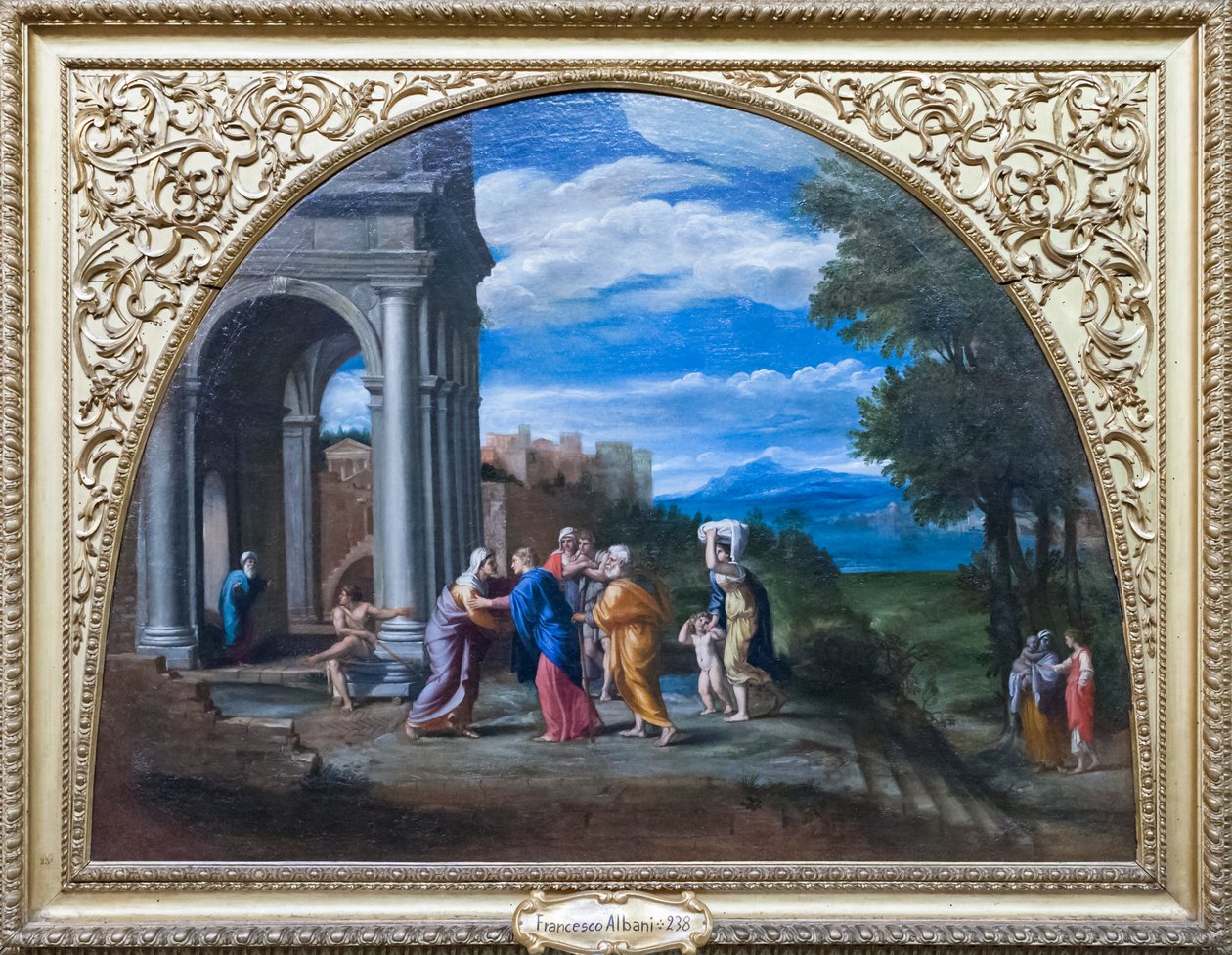Landskab med visitationen af Francesco Albani