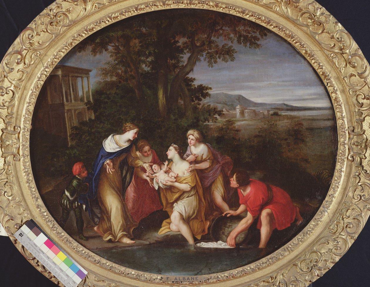 Moses reddet fra drukning af Francesco Albani