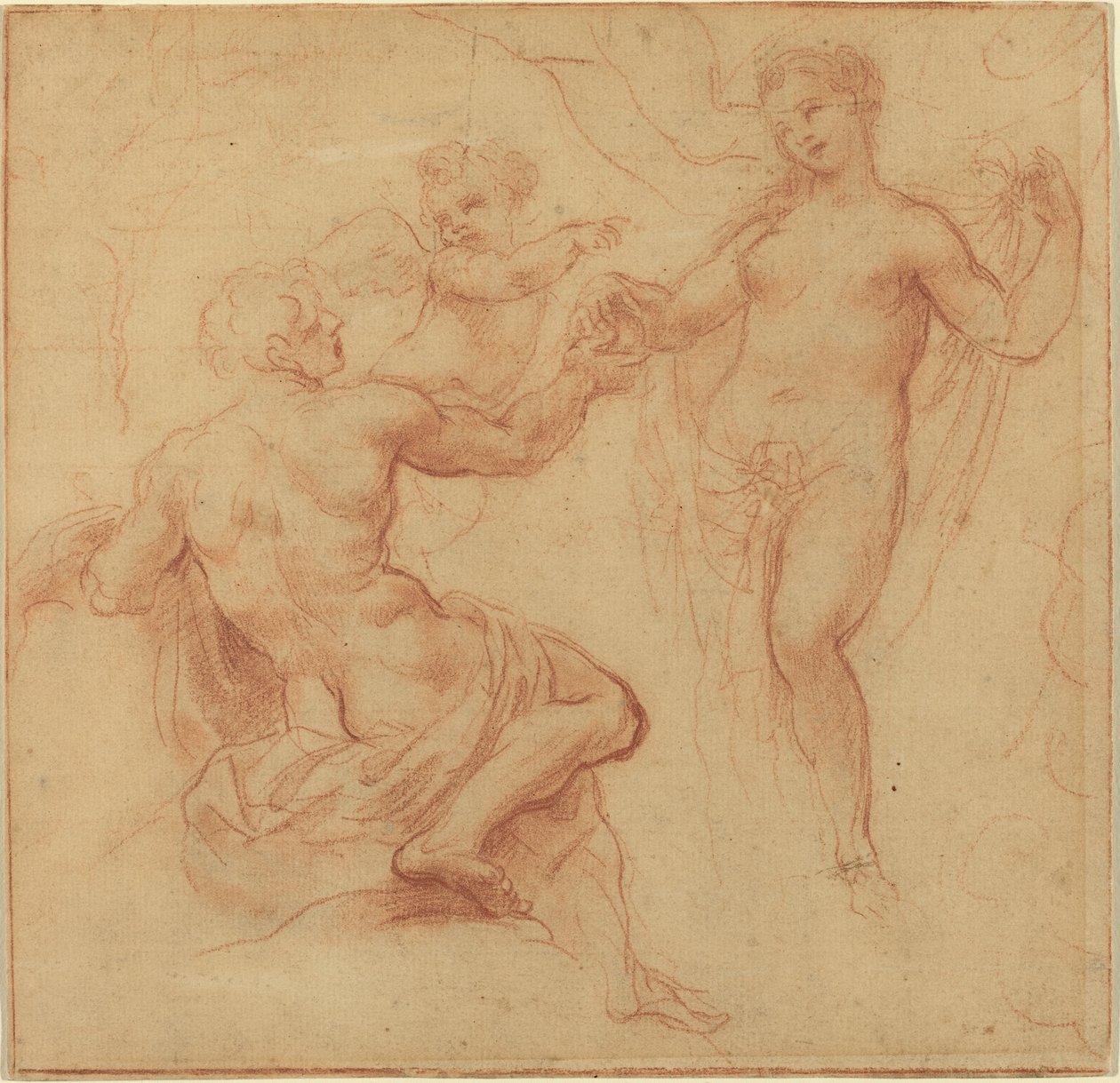 Paris tildeler æblet til Venus af Francesco Albani