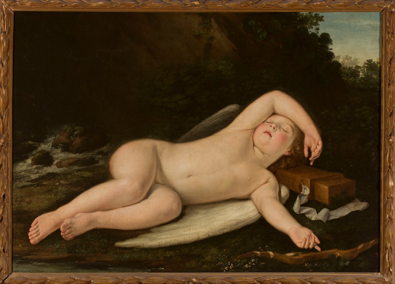 Sovende Amor af Francesco Albani