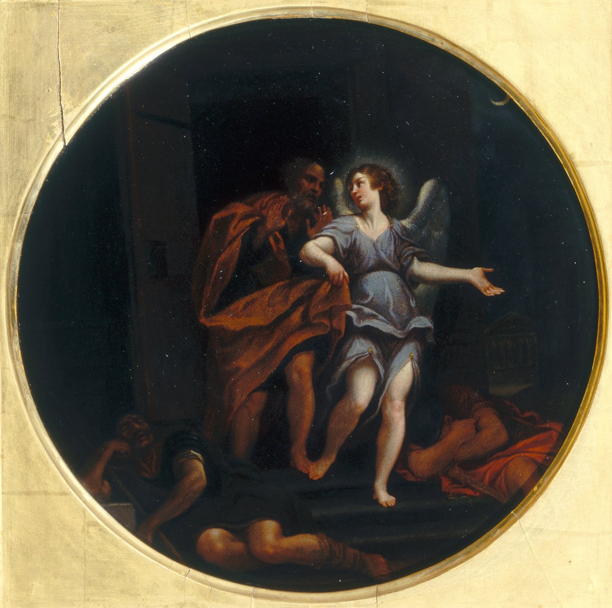 Sankt Peter befriet fra fængslet af Francesco Albani