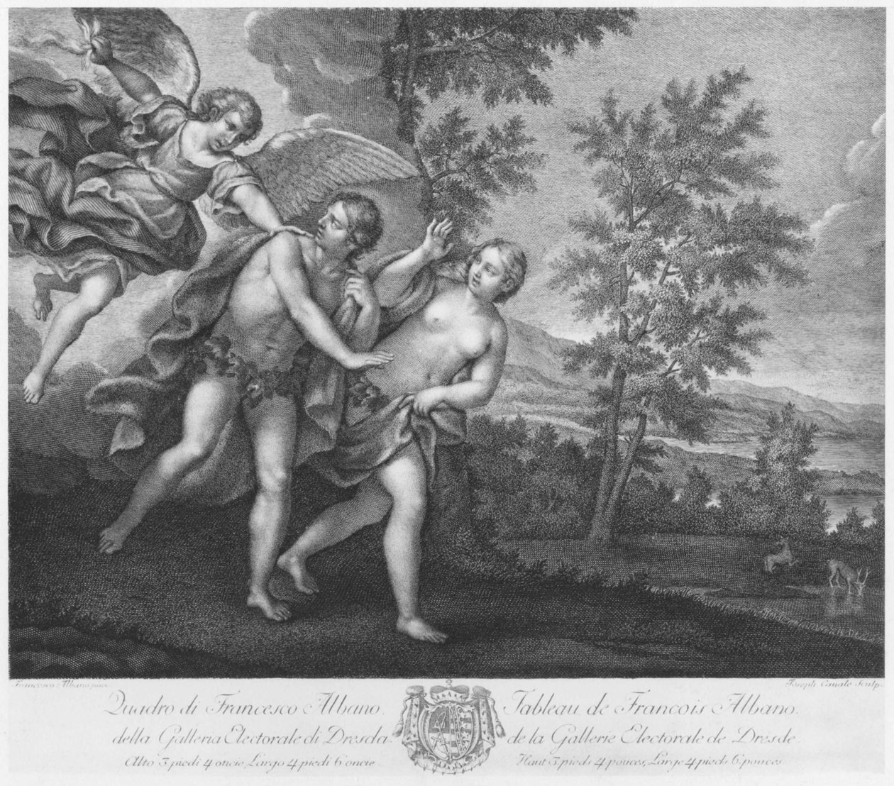 Uddrivelsen fra Paradis af Francesco Albani