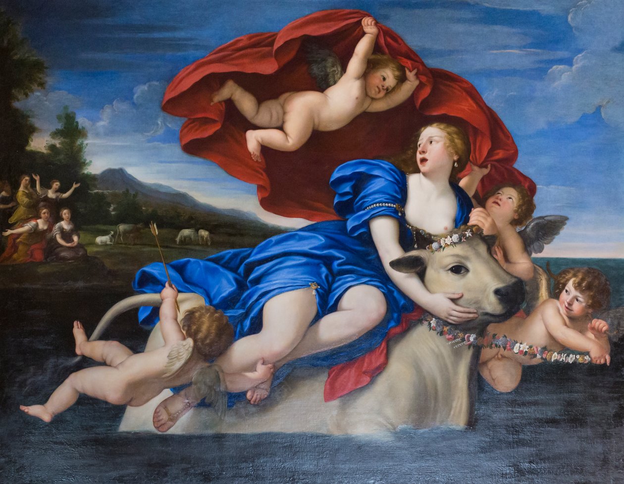 Europas voldtægt af Francesco Albani