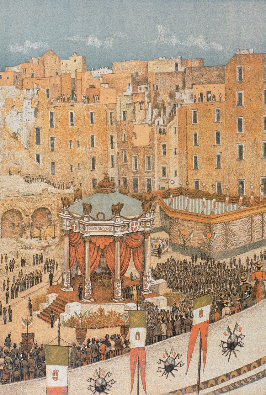 Renovering af Piazza del Porto (Port Square), i Napoli af Francesco Aversano
