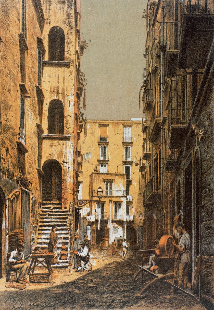 Vico Calderai Porto, i Napoli af Francesco Aversano