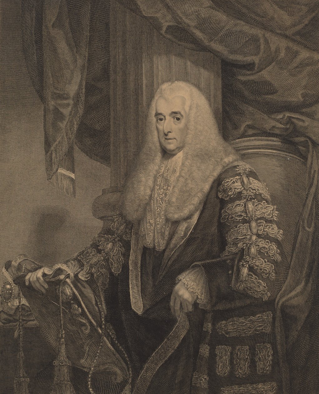 Alexander, Lord Loughborough, 1800. af Francesco Bartolozzi