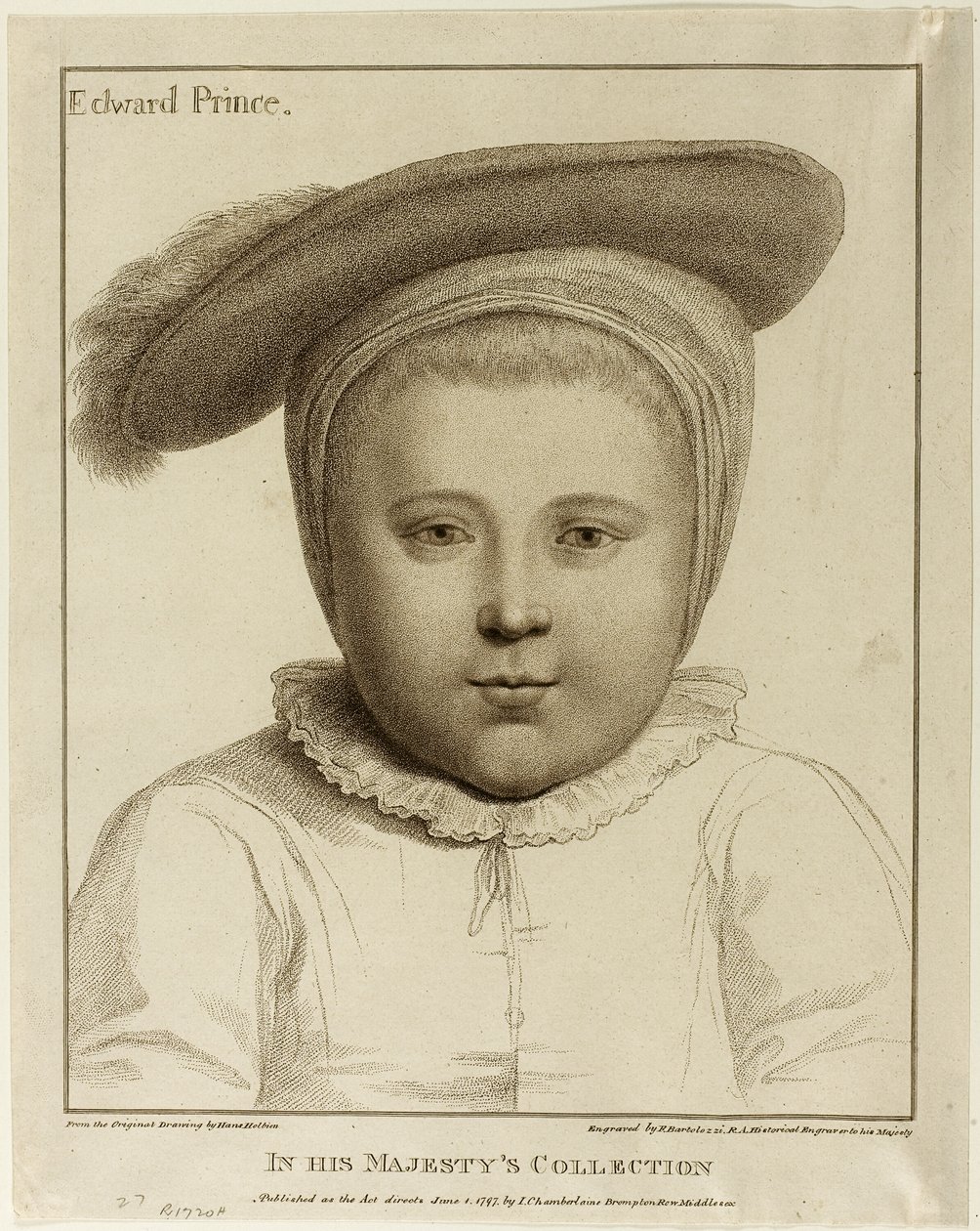 Edward, Prins af Wales af Francesco Bartolozzi