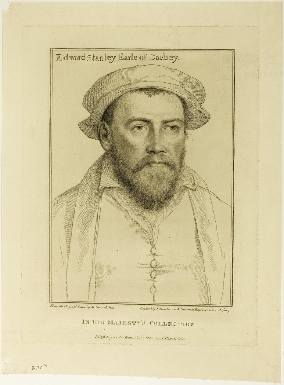 Edward Stanley, jarl af Derby af Francesco Bartolozzi