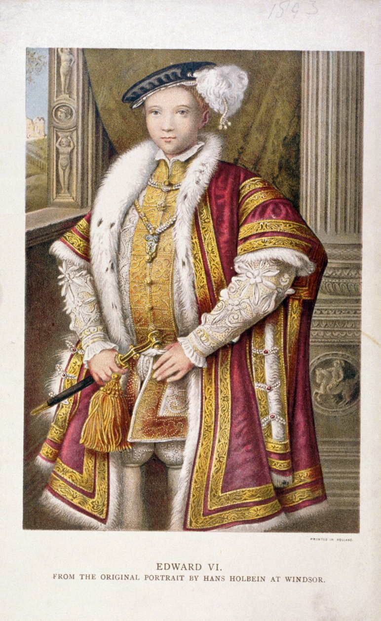 Edward VI, konge af England, c1552, 1793 af Francesco Bartolozzi