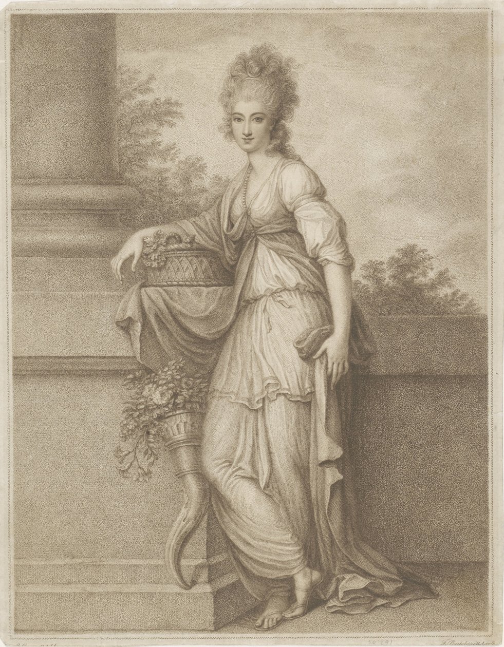 Flora af Francesco Bartolozzi