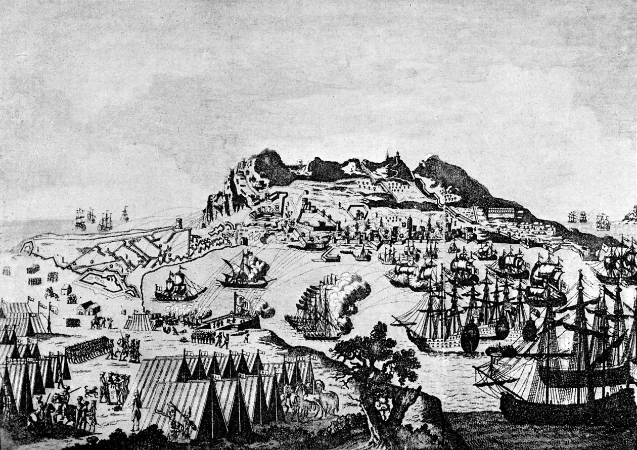 Gibraltar under den amerikanske uafhængighedskrig af Francesco Bartolozzi