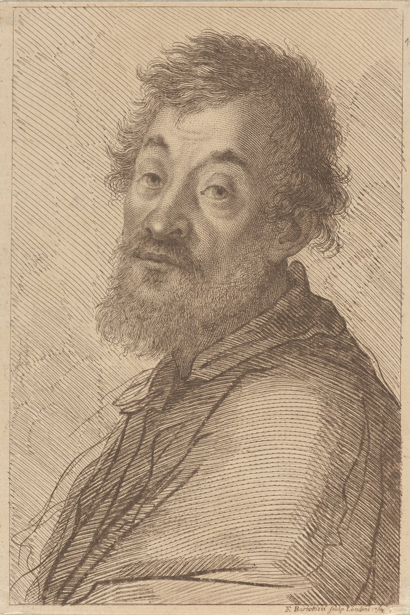 Giulio Romano (Julio Pippi), maler af Francesco Bartolozzi