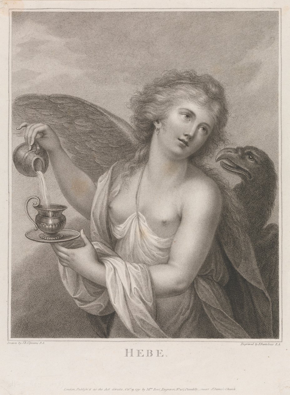 Hebe af Francesco Bartolozzi