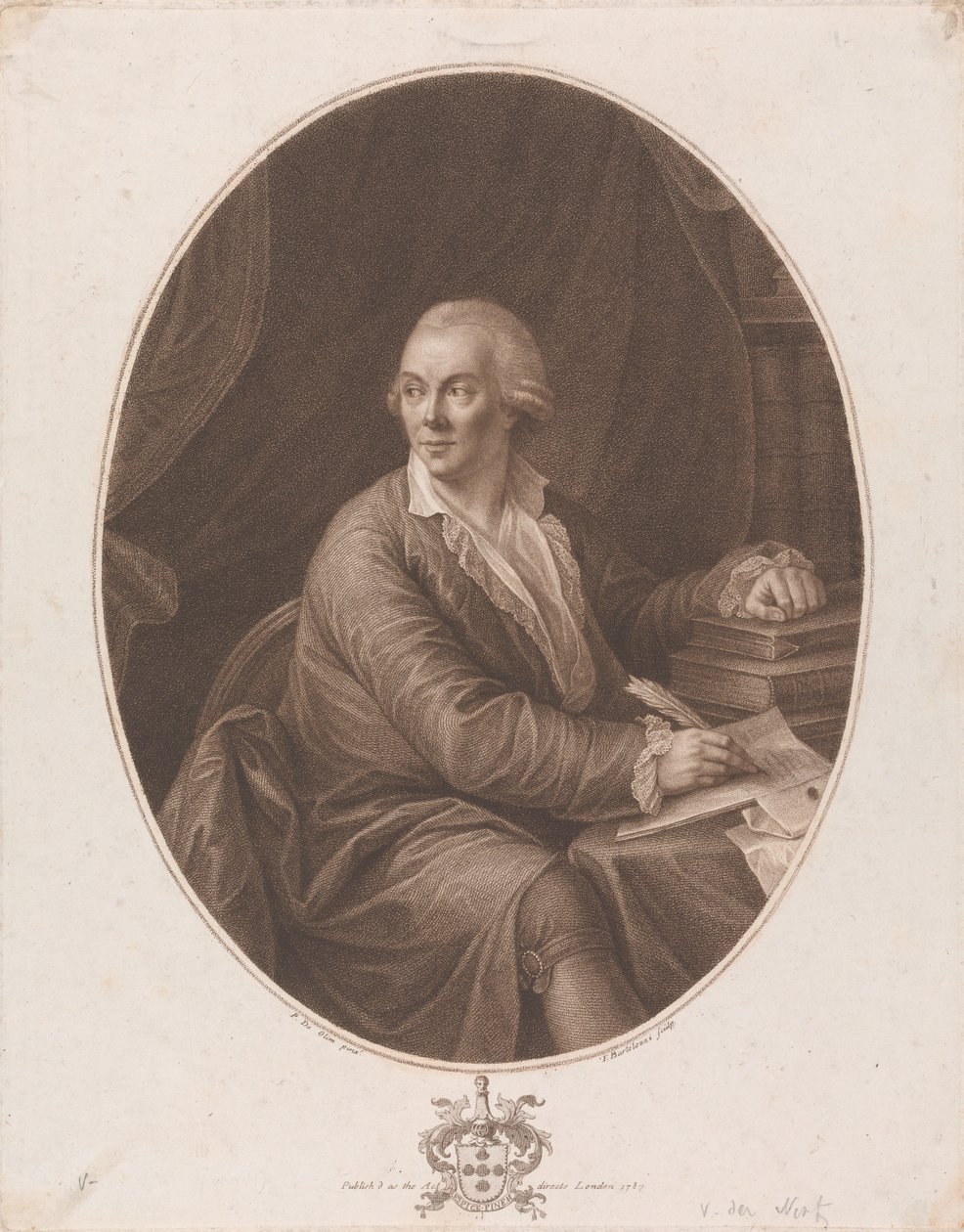 Hendrik Karel Nicolaas Van Der Noot af Francesco Bartolozzi