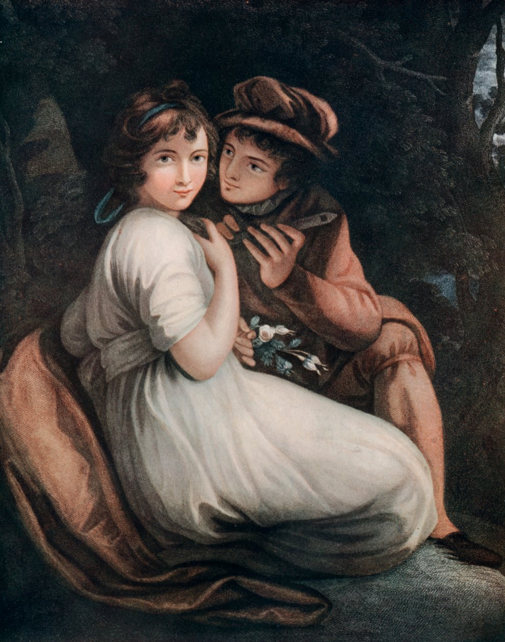 Henry og Emma, slutningen af det 18.-begyndelsen af det 19. århundrede, 1912. af Francesco Bartolozzi