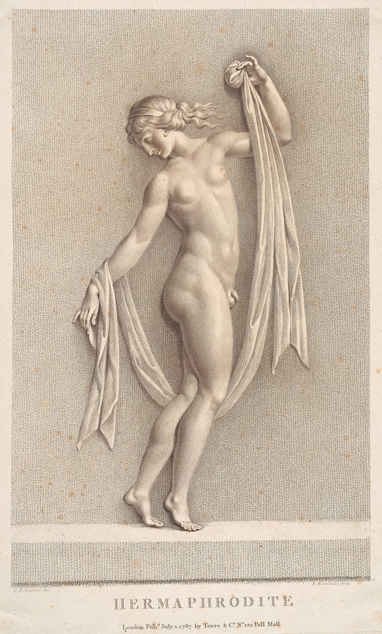 Hermafrodit af Francesco Bartolozzi