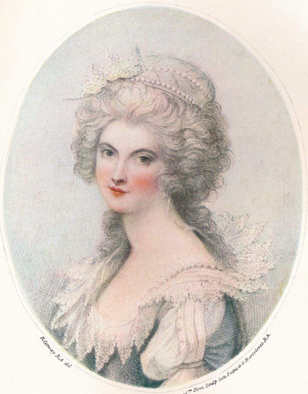 Ærede Lady Sinclair, c1700-tallet, 1916 af Francesco Bartolozzi