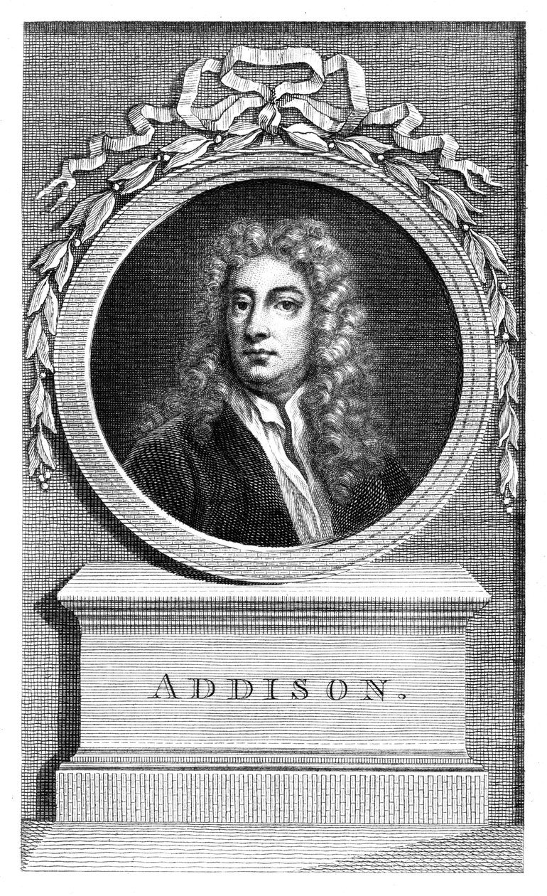 Joseph Addison, engelsk politiker og forfatter. af Francesco Bartolozzi