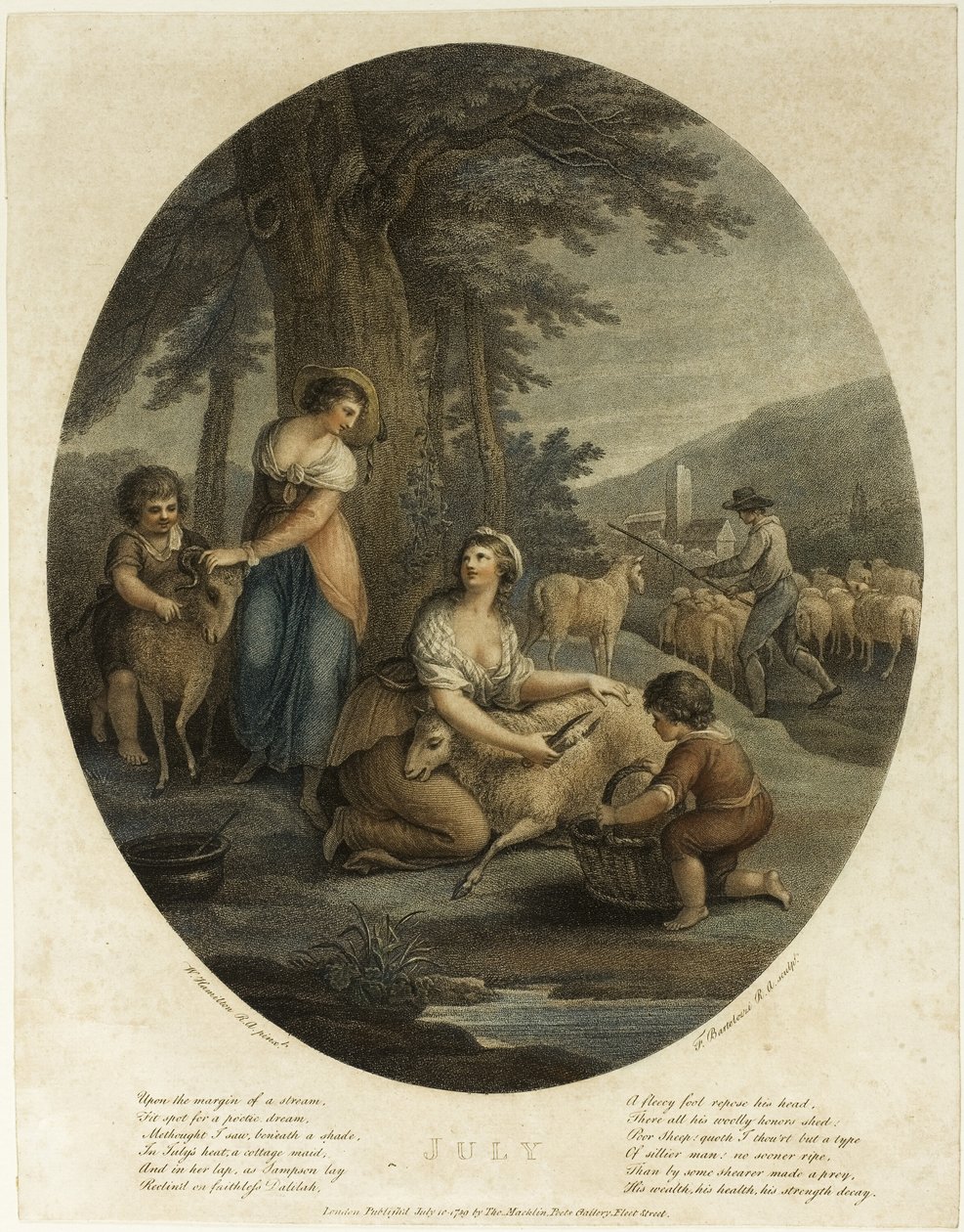 juli af Francesco Bartolozzi
