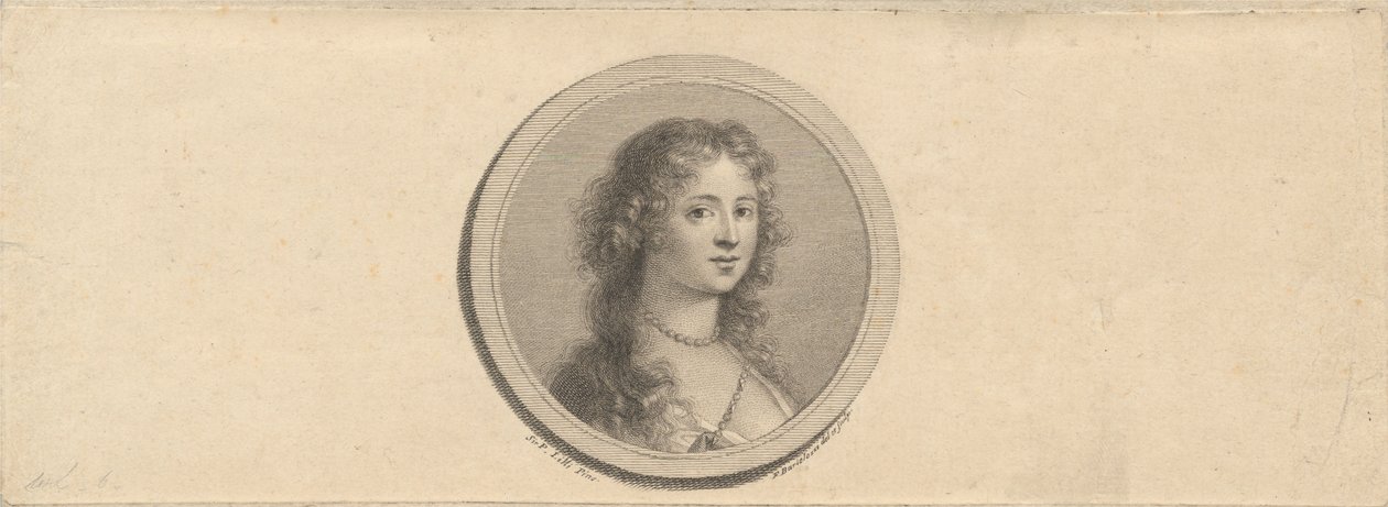 Lady Gertrude, markiinde af Halifax af Francesco Bartolozzi