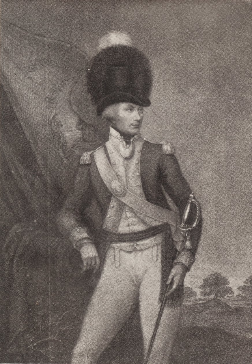 Oberstløjtn Cox, Bloomsbury Volunteers, 1700-tallet, 1909 af Francesco Bartolozzi