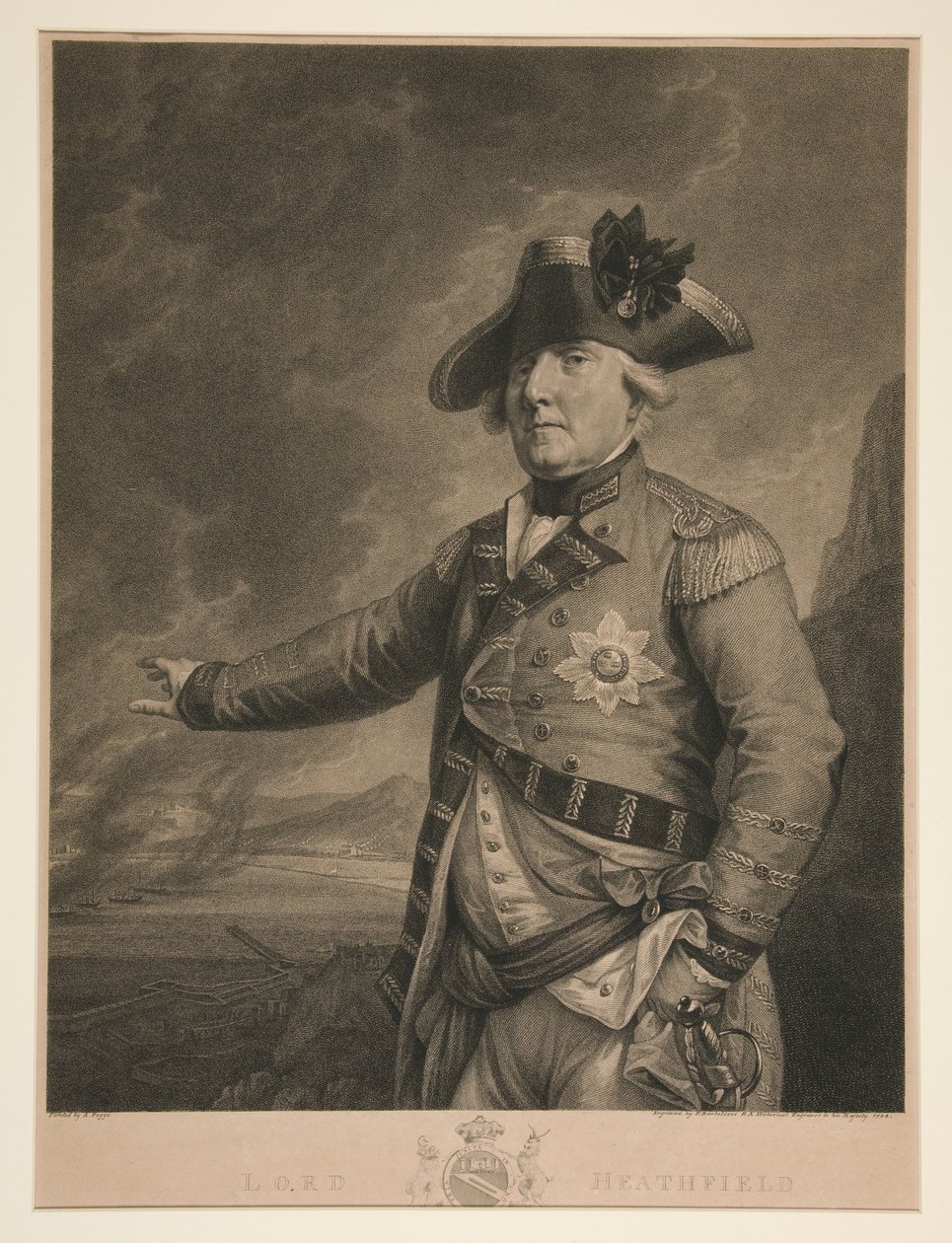 Lord Heathfield af Francesco Bartolozzi
