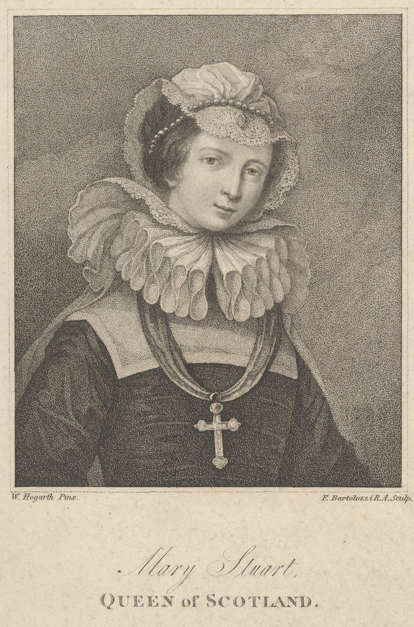 Mary, Queen of Scots, 12. januar 1803., 12. januar 1803. af Francesco Bartolozzi