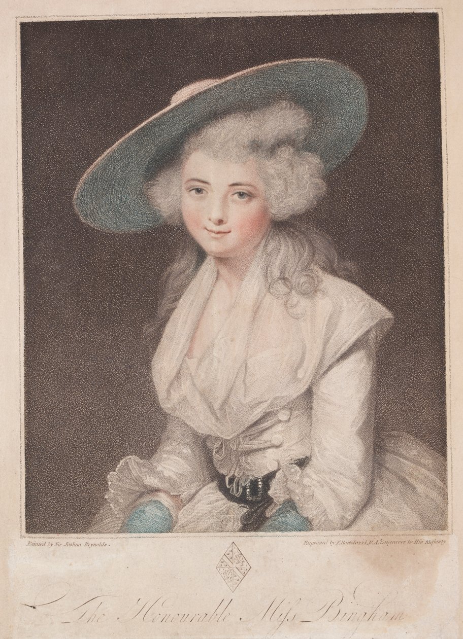 Frøken Anne Bingham af Francesco Bartolozzi