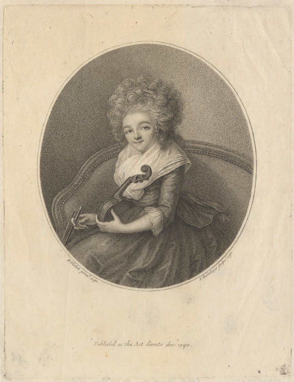 Fru Gautherot af Francesco Bartolozzi