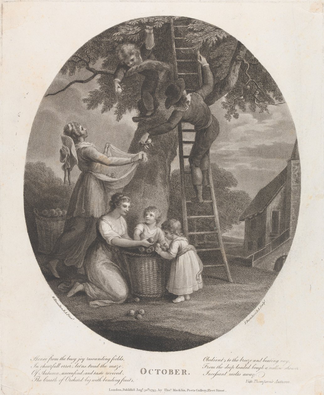 oktober af Francesco Bartolozzi