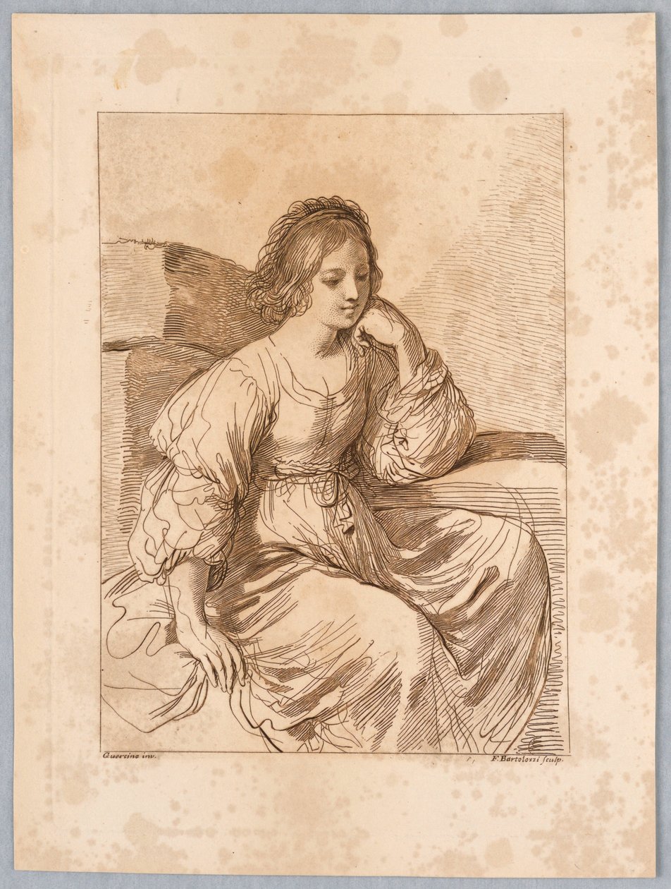 Portræt af en Dame af Francesco Bartolozzi