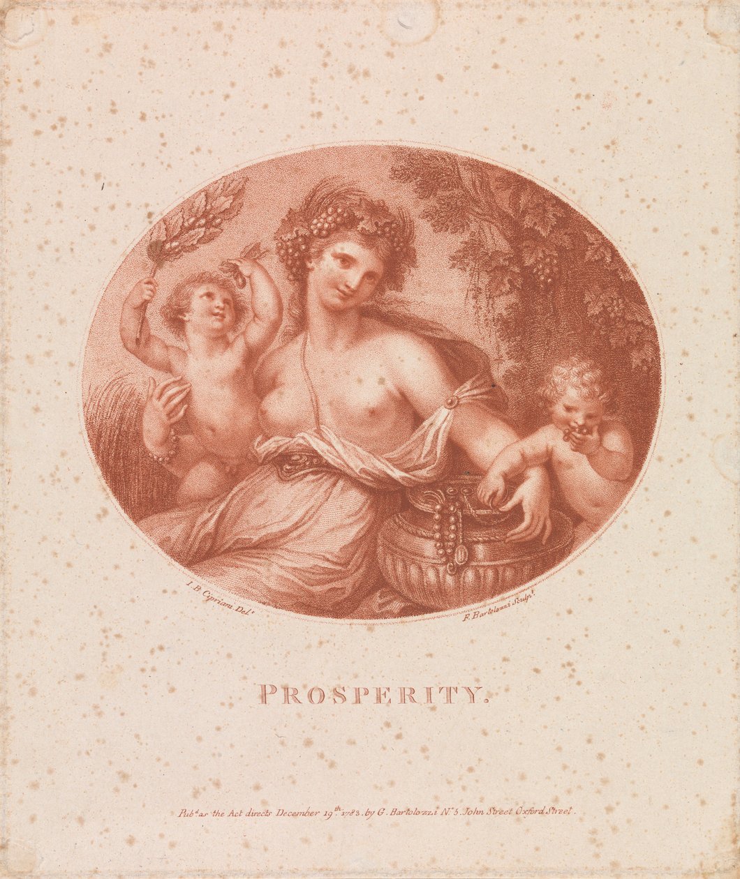 Wohlstand af Francesco Bartolozzi