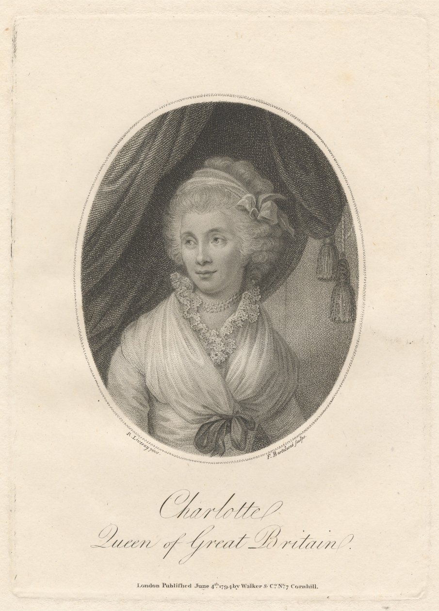 Dronning Charlotte af Francesco Bartolozzi