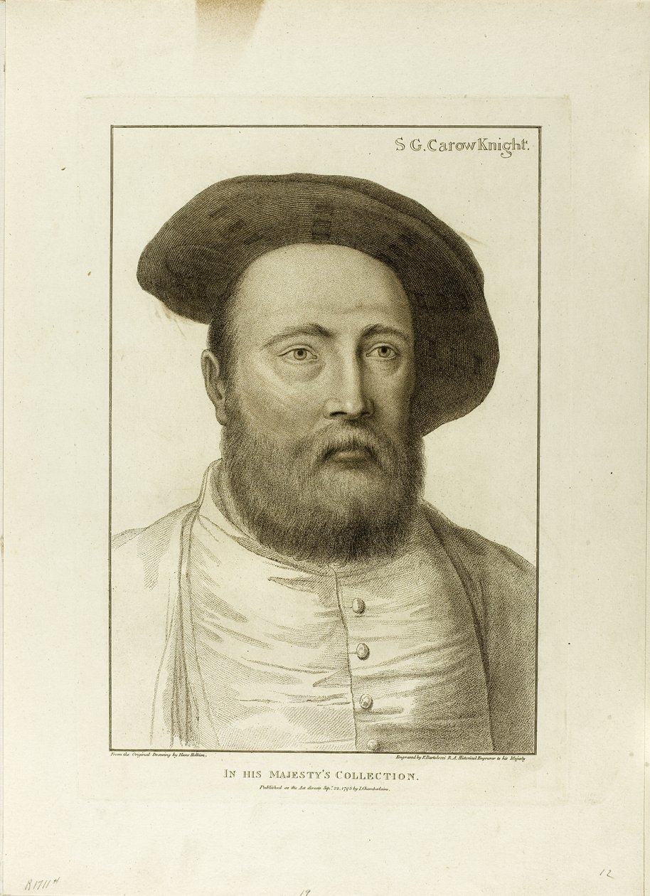 S.G. Carow, ridder af Francesco Bartolozzi
