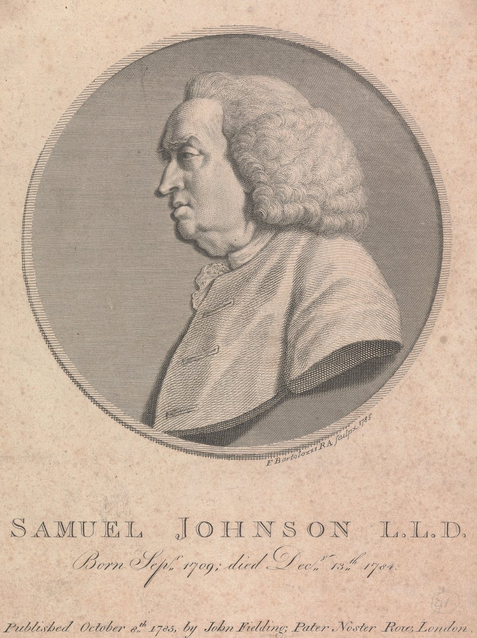 Samuel Johnson af Francesco Bartolozzi
